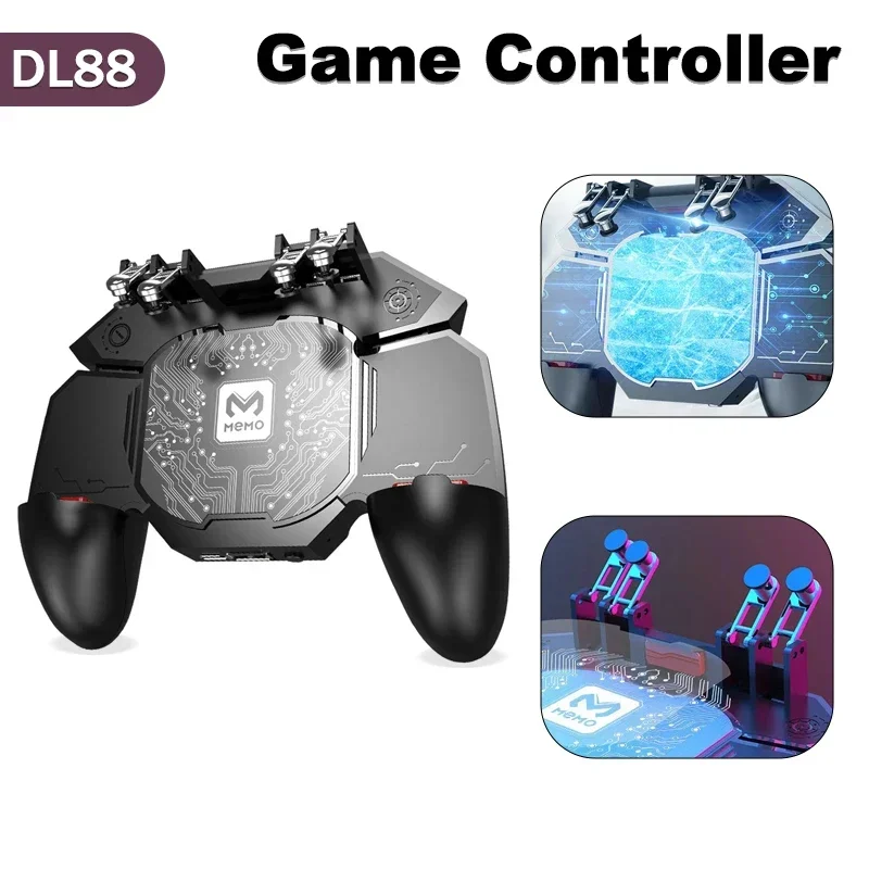Tablet Gaming Accessories - MEMO DL88 Cep Telefonu Soğutucu Fan