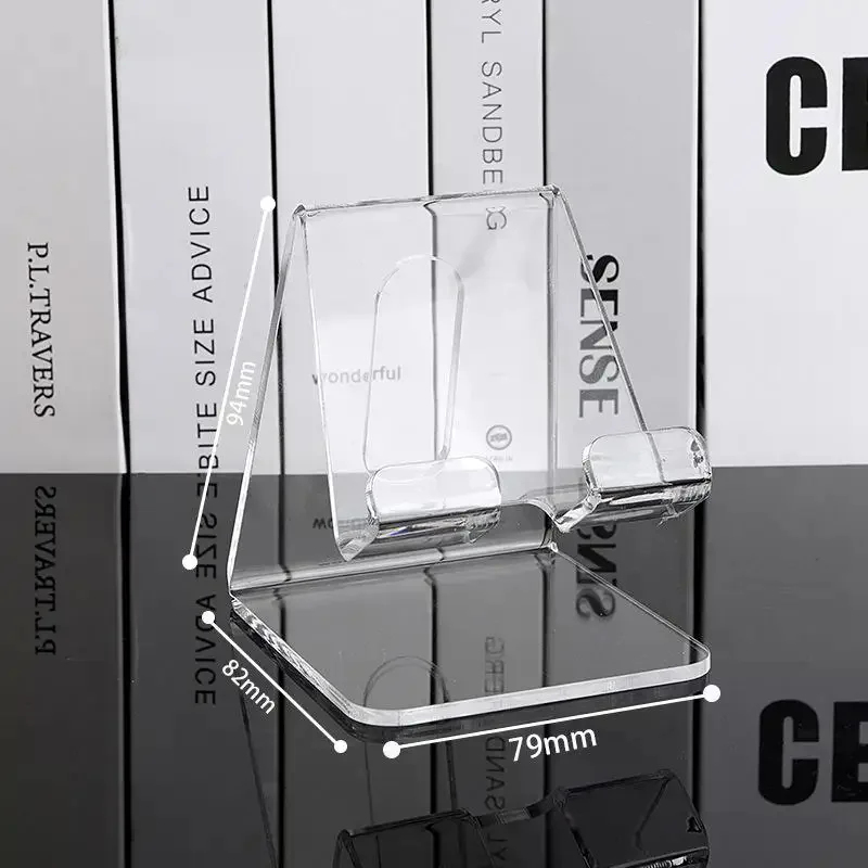 Tablet Holder Accessories - Şeffaf Akrilik Telefon Standı, Minimalist Şeffaf