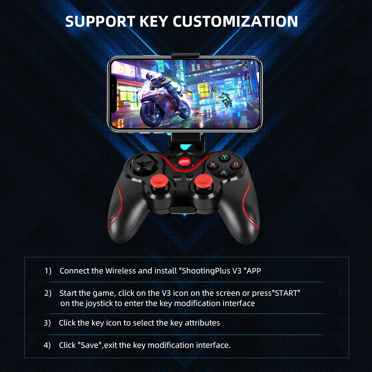 GAMINJA Kablosuz Bluetooth Gam - Tablet Gaming Accessories incelemesi ve fiyatı