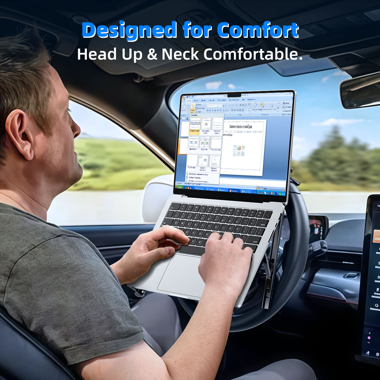 Eary Araba Dizüstü Bilgisayar  - Tesla Tablet Accessories incelemesi ve fiyatı