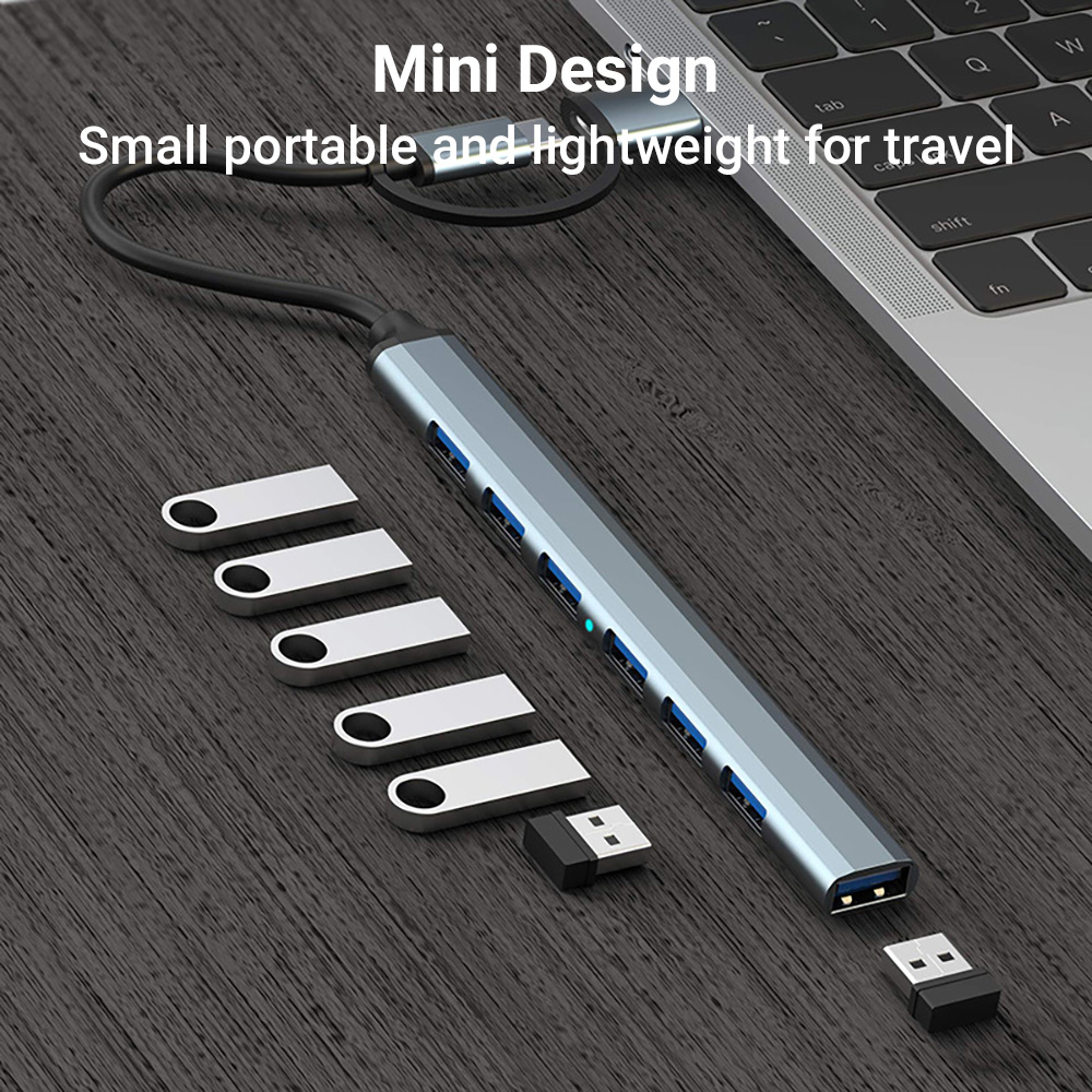 7'si 1 arada Çift Kafalı USB-C - Tablet Accessories For Students incelemesi ve fiyatı
