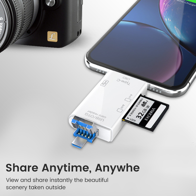 USB Tip C Kart Okuyucu 6'sı 1  - Tablet Accessories For Reading incelemesi ve fiyatı