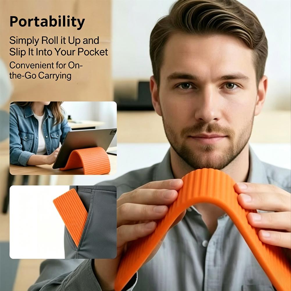 Taşınabilir Silikon Cep Telefo - Tablet Stand Adjustable incelemesi ve fiyatı