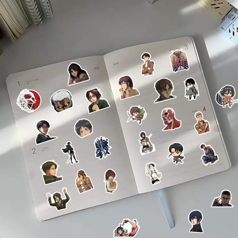 60 adet Titan Anime çıkartmala - Tablet Accessories Aesthetic incelemesi ve fiyatı