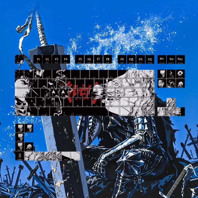 BERSERK Tema Anime Klavye Tuş  - Tablet Gaming Accessories incelemesi ve fiyatı