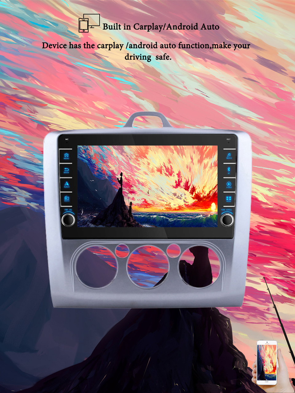 8G + 128G Android 14 Ford Focu - Tablet Danish Mobile & Accessories Faisalabad incelemesi ve fiyatı