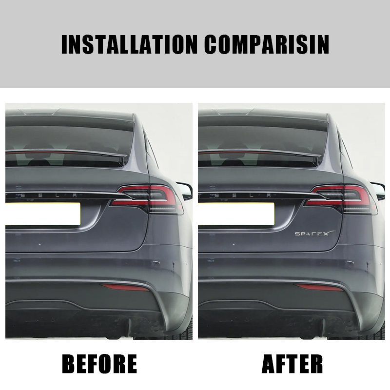 3D ABS Logo Harfler Araba Gövd - Tesla Tablet Accessories incelemesi ve fiyatı